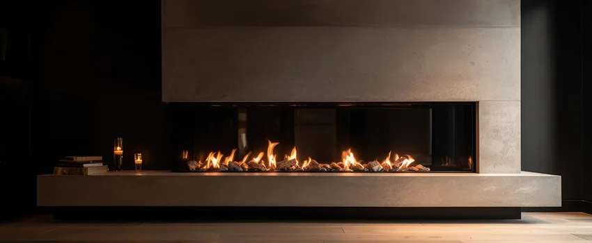 Gas Fireplace Ember Bed Design Services in Woodmere, New York