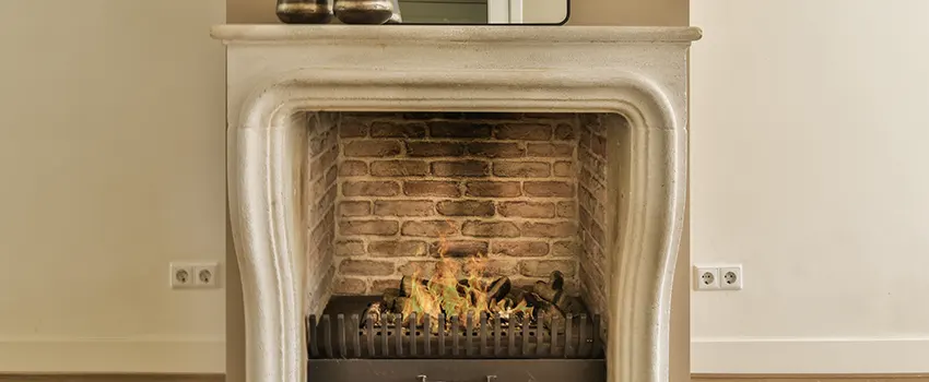 Vintage-style Fireplace Redesign in Woodmere, New York