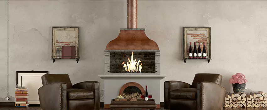 Thelin Hearth Products Providence Pellet Insert Fireplace Installation in Woodmere, NY