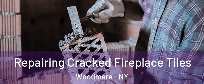Repairing Cracked Fireplace Tiles Woodmere - NY